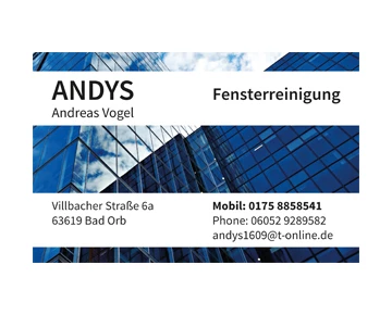 Fensterreinigung Andreas Vogel Bad Orb