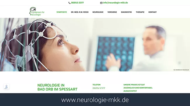 Webseite Neurologie Bad Orb