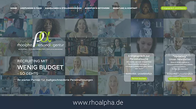 Webseite rhoalpha