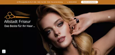 Website von Altstadt Friseur Wächtersbach – Webdesign von WebDesign & Marketing