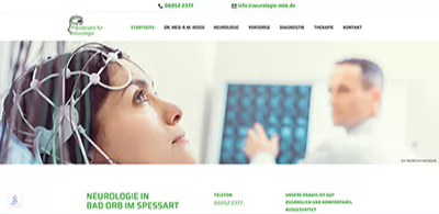 Website der Neurologie MKK – Webdesign von WebDesign & Marketing