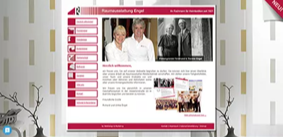 Website von Raumausstattung Engel in Bad Orb – Webdesign von WebDesign & Marketing