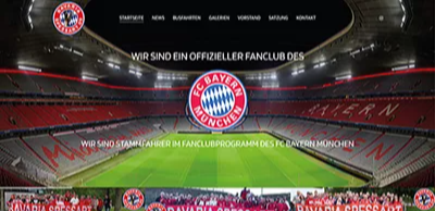 Website des FC Bayern Fanclub Bavaria Spessart 09 – Webdesign von WebDesign & Marketing