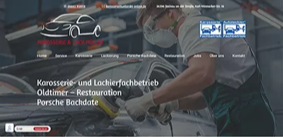 Website von Karosserie Müller Classics in Steinau – Webdesign von WebDesign & Marketing
