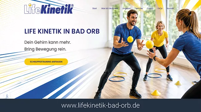 Webseite Life Kinetik Bad Orb