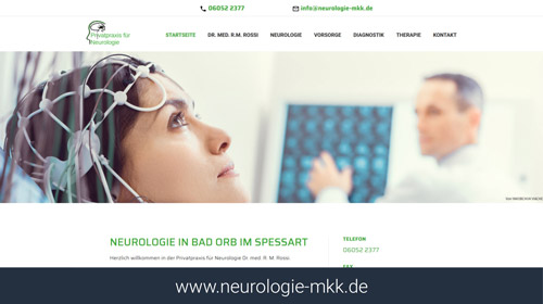 Webseite Neurologie Bad Orb