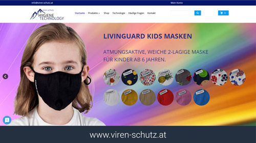 Webseite Virenschutz